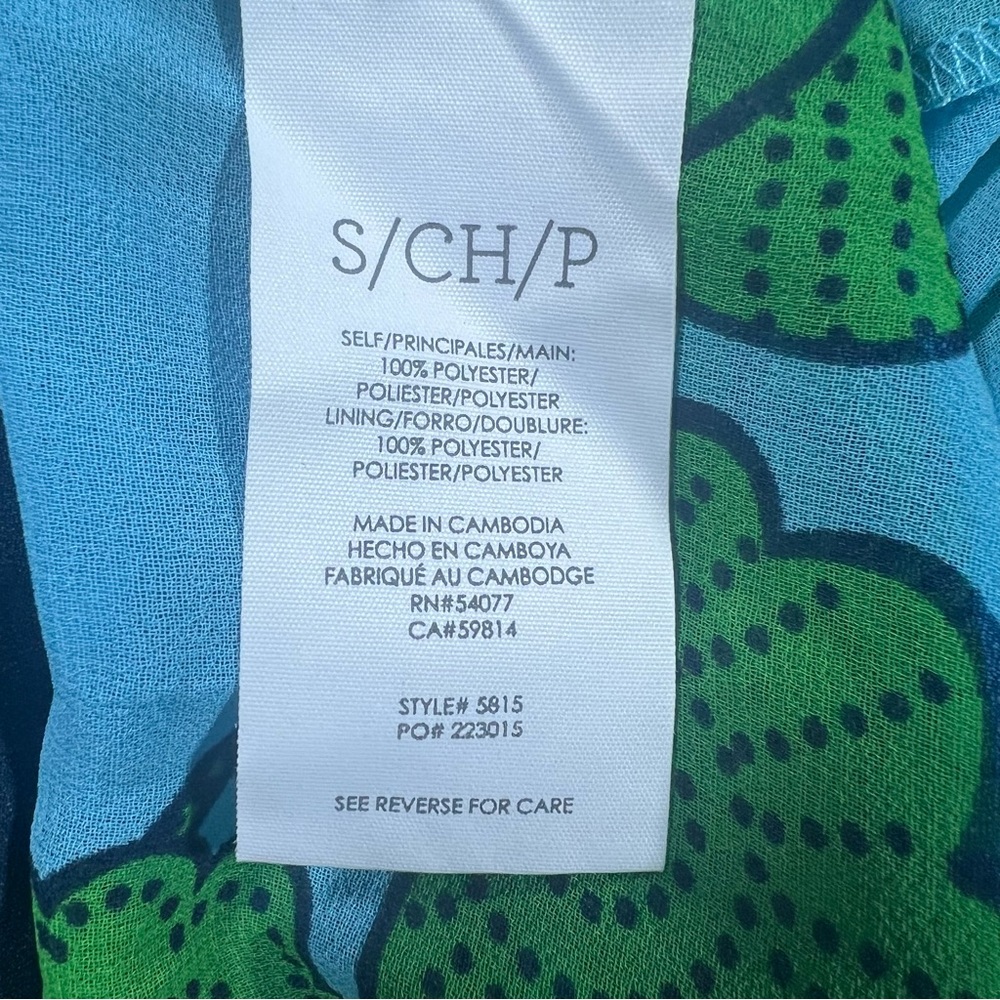 CAbi Green Floral Midi Dress - Picture 12 of 14